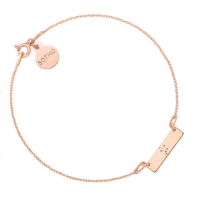 Bransoletka z konstelacją Wagi z różowego złota SOTHO