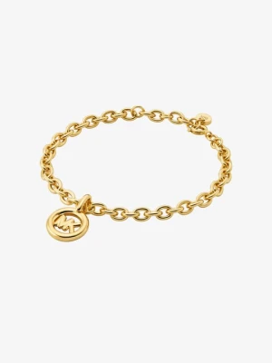 Bransoletka z łańcuszkiem i logo Michael Kors ZŁOTY (Złoty)