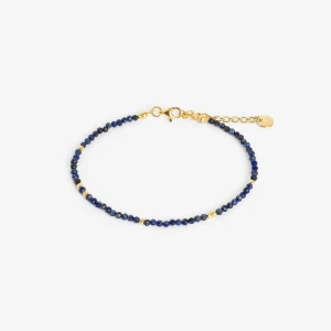 Bransoletka z lapis lazuli Ania Kruk GRANATOWY