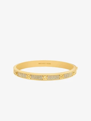 Bransoletka z logo z kryształkami pavé Michael Kors ZŁOTY (Złoty)