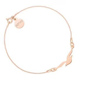 Bransoletka z mewą z różowego złota SOTHO