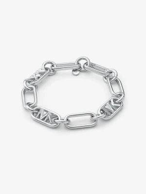 Bransoletka z mosiężnego łańcuszka pokrytego metalem szlachetnym Michael Kors SREBRNY (Srebrny)