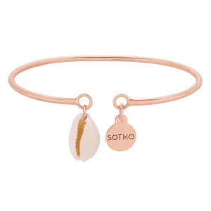 Bransoletka z muszelką z różowego złota SOTHO