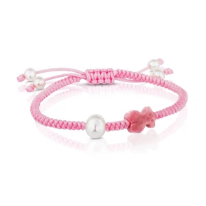 Bransoletka Z Perłą I Rodonitem Tous Tibet Różowa - Tous Rozmiar