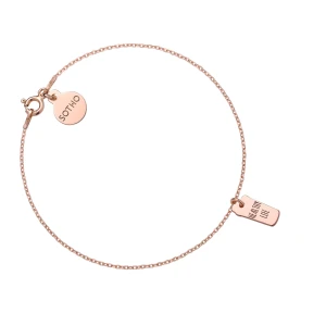Bransoletka z różowego złota shaker HEALTHY LIFE SOTHO