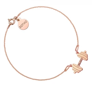 Bransoletka z różowego złota sztanga I CAN BE STRONGER SOTHO