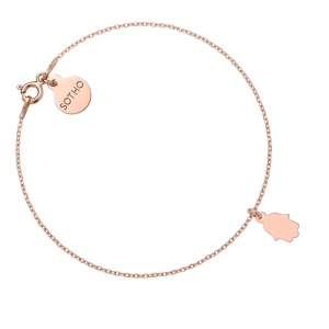 Bransoletka z różowego złota z Ręką Fatimy SOTHO