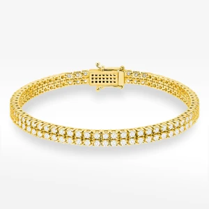 Bransoletka z żółtego złota z diamentami laboratoryjnymi Filipowicz