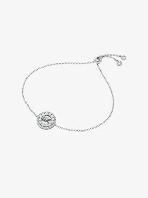 Bransoletka zaciskowa Fulton pokryta metalem szlachetnym z logo w stylu pavé Michael Kors