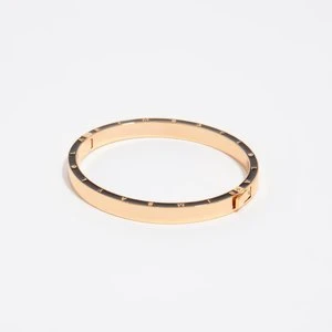 Bransoletka zawias logo brązowa BIMBA Y LOLA