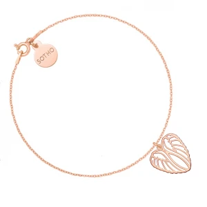 Bransoletka ze skrzydełkami w kształcie serca z różowego złota SOTHO