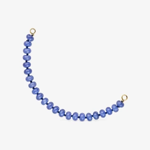 Bransoletka Ze Srebra Pokrytego 18-Karatowym Złotem, Z Niebieskim Kwarcytem Hold Oval - Tous