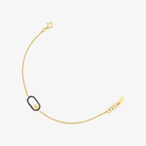 Bransoletka Ze Srebra Powlekanego Złotem 18-Karatowym Ze Spinelami Tous Camille - Tous Rozmiar