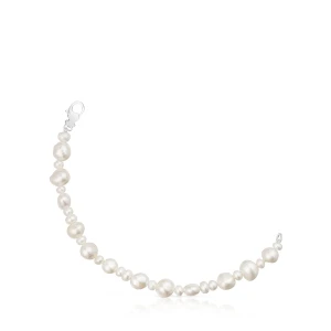 Bransoletka Ze Srebra Z Dużymi Perłami Hodowlanymi Sweet Dolls - Tous Rozmiar