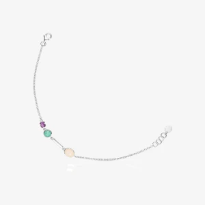 Bransoletka Ze Srebra Z Kamieniami Szlachetnymi I Półszlachetnymi Tous Cool Color - Tous Rozmiar