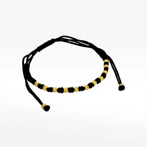 Bransoletka ze złota na sznurku Filipowicz