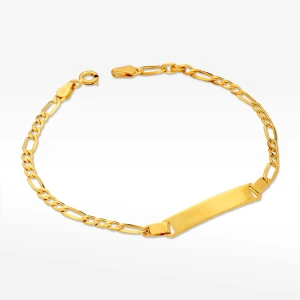 Bransoletka ze złota  z blaszką Filipowicz