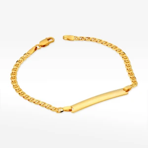 Bransoletka ze złota z blaszką Filipowicz