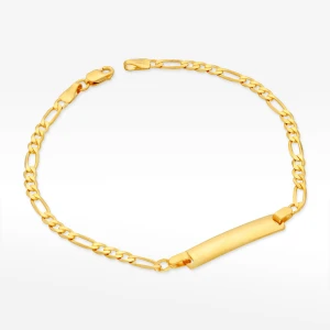 Bransoletka ze złota z blaszką Filipowicz