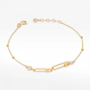 Bransoletka ze złota z cyrkoniami Filipowicz