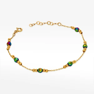 Bransoletka ze złota z koralikami Filipowicz