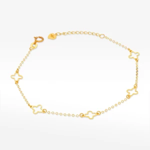 Bransoletka ze złota z kwiatkami Filipowicz