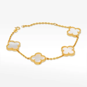 Bransoletka ze złota z masą perłową Filipowicz