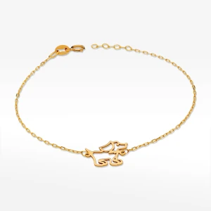 Bransoletka ze złota z pieskiem Filipowicz