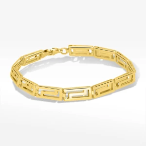 Bransoletka ze złota z wzorem greckim Filipowicz