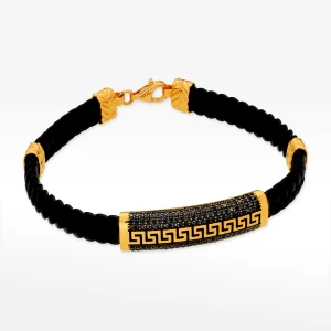 Bransoletka ze złota z wzorem greckim Filipowicz