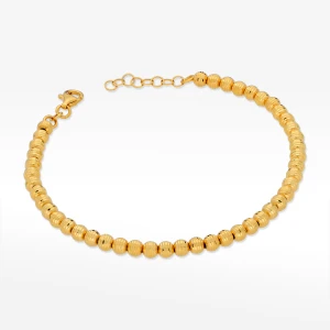 Bransoletka ze złota ze złotymi koralikami Filipowicz