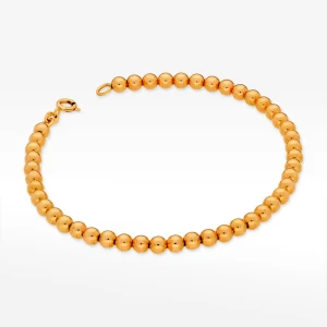 Bransoletka ze złota ze złotymi koralikami Filipowicz