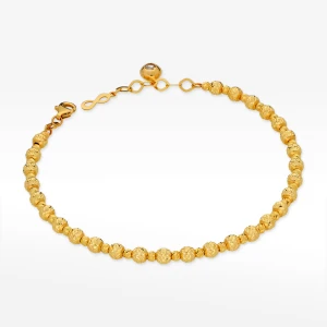 Bransoletka ze złota ze złotymi koralikami Filipowicz