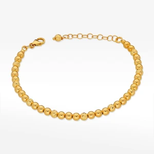 Bransoletka ze złota ze złotymi koralikami Filipowicz