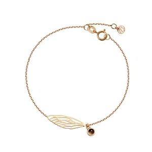 Bransoletka złota z kwarcem - Dragonfly Dragonfly - Biżuteria YES