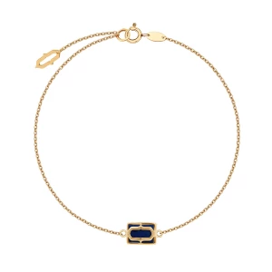 Bransoletka złota z lapis lazuli - Nomad Nomad - Biżuteria YES