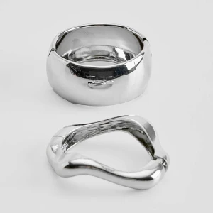 Bransoletki w kolorze srebrnym 2-pak House