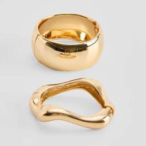 Bransoletki w kolorze złotym 2-pak House