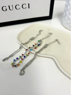 Bransoletki z koralikami - srebrna  magmac 