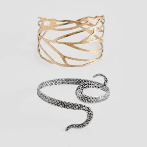 Bransoletki z motywem roślinnym i wężowym 2-pak House