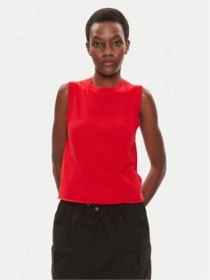 Brave Soul Bluzka LKV-555BARCAC Czerwony Straight Fit