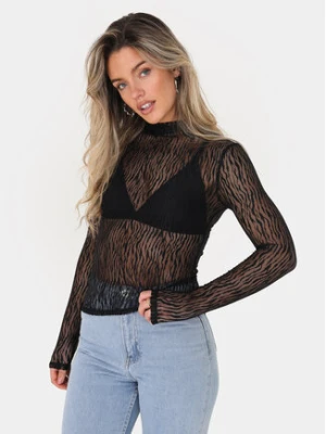 Brave Soul Bluzka LLT-225HELENA Czarny Straight Fit