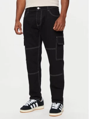 Brave Soul Jeansy MJN-SPACEBLK Czarny Straight Fit