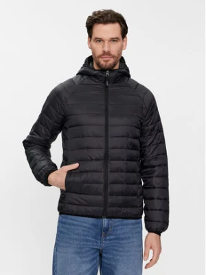 Brave Soul Kurtka przejściowa MJK-HIKEHOODBLK Czarny Regular Fit