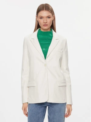 Brave Soul Marynarka LJK-HEPBURNPKF Biały Regular Fit