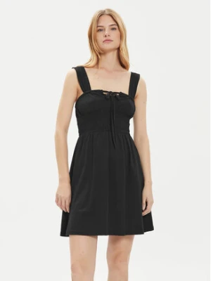 Brave Soul Sukienka letnia LDRJ-627WINONA Czarny Straight Fit