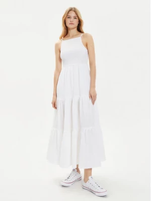 Brave Soul Sukienka letnia LDRW-659MIAWH Biały Straight Fit