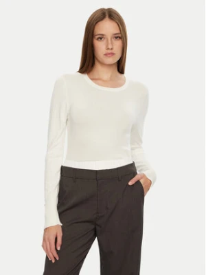 Brave Soul Sweter LK-248HOLLYIVR Écru Regular Fit Kremowy