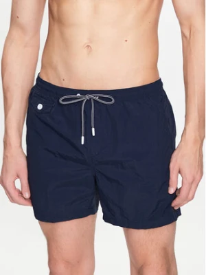 Brave Soul Szorty kąpielowe MSRT-PIER Granatowy Regular Fit