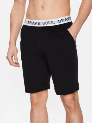 Brave Soul Szorty piżamowe MLWB-149KEV Czarny Regular Fit